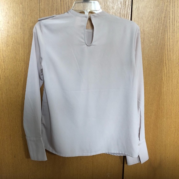 Nude Ruffle Blouse - Picture 3 of 3